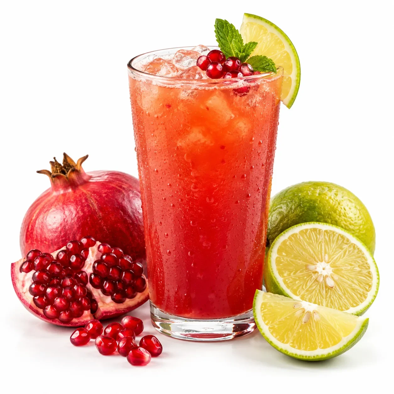 Sweet Lime & Pomegranate Juice (Glass) | مسمی انار مکس (گلاس)