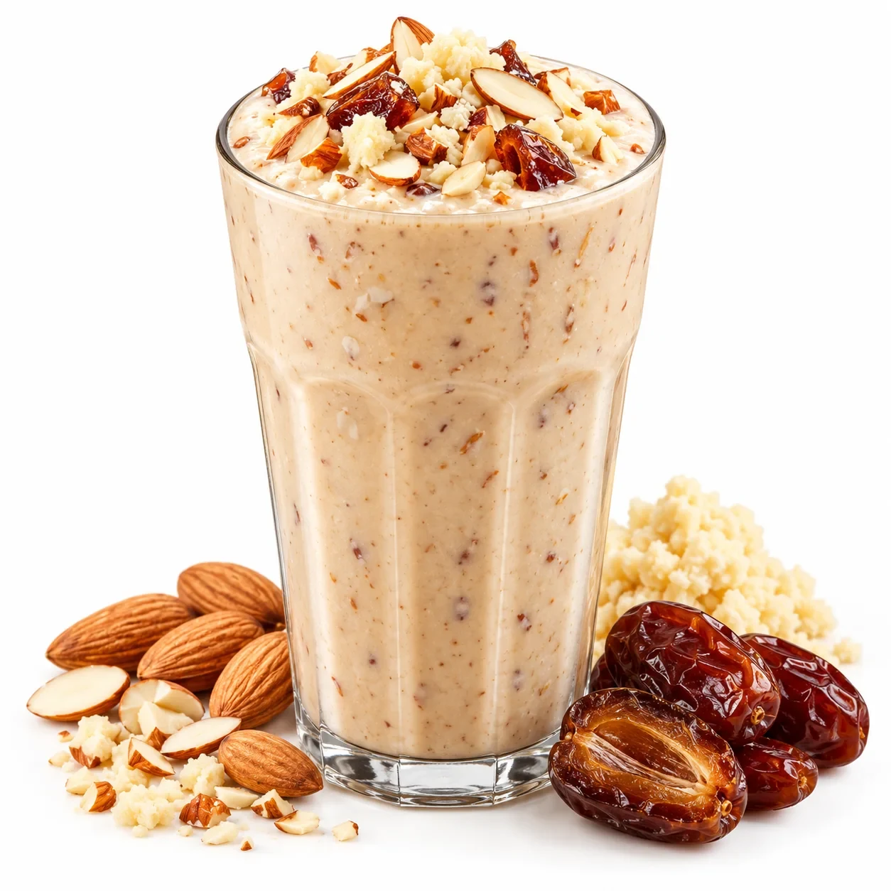 Almond Khoya Date Shake (Glass) | بادام کھویا کھجور (گلاس)